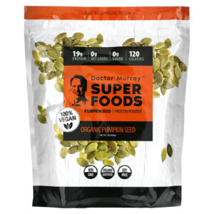 Dr. Murrays Superalimentos Proteína em Pó da Semente de Abóbora Orgânica 908 g (2 lb)