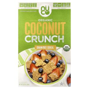 NUCO Cereal Crocante de Coco Orgânico Cereal sem Grãos 300 g (1058 oz)