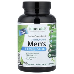 Emerald Laboratories Multivitamínico 1 Diário Coenzimado para Homens 60 Cápsulas Vegetais