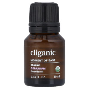 Cliganic Moment of Ease™ Óleo Essencial 100% Puro Gerânio 10 ml (034 fl oz)