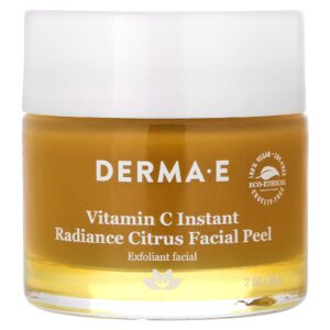 DERMA E Peeling Facial Cítrico para Radiância Instantânea com Vitamina C 56 g (2 oz)