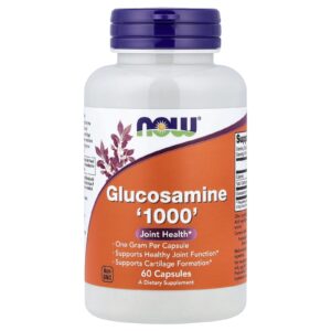 NOW Foods Glicosamina “1000” 60 Cápsulas (1.000 mg por Cápsula)