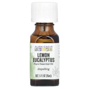 Aura Cacia Óleo Essencial Puro Limão e Eucalipto 15 ml (05 fl oz)