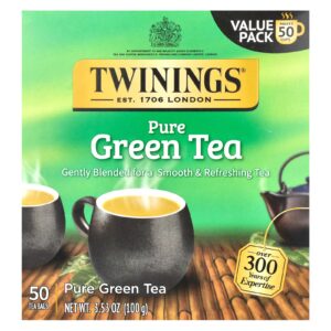 Twinings Chá Verde Puro 50 Saquinhos de Chá 100 g (353 oz)