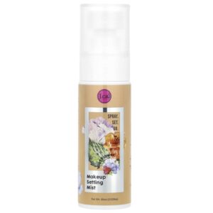 J.Cat Beauty Spray Conjunto Go Spray para Configurações de Maquiagem Acabamento Matte Flor Silvestre 60 ml (2028 oz)