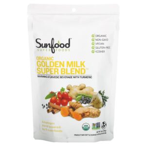Sunfood Supermistura Orgânica de Leite Dourado em Pó 168 g (6 oz)