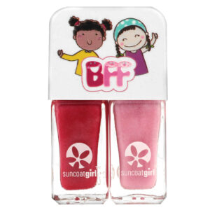 SuncoatGirl Conjunto de Esmaltes para Unhas Duo da Sweeties Rosa Quente e Rosa Brilhante Suave Conjunto de 2 Unidades