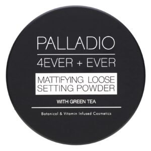 Palladio 4Ever + Ever Pó Solto Matificante com Chá Verde Translúcido 6 g (021 oz)