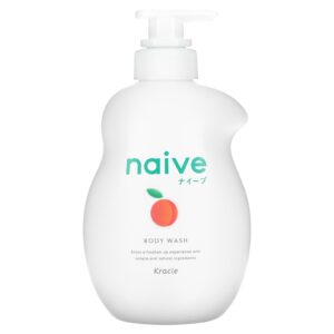 Kracie Naive Sabonete Líquido Corporal Pêssego 530 ml (179 fl oz)