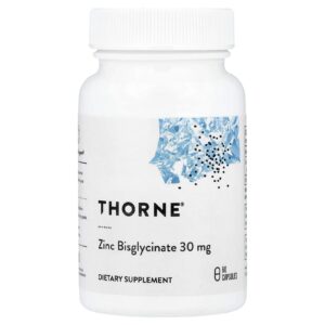 Thorne Bisglicinato de Zinco 30 mg 60 Cápsulas