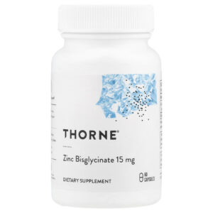 Thorne Bisglicinato de Zinco 15 mg 60 Cápsulas