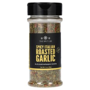 The Spice Lab Tempero Multiuso Completo Alho Torrado Italiano Picante 85 g (3 oz)