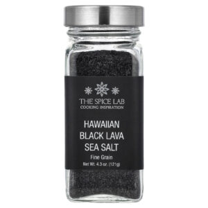 The Spice Lab Sal Marinho de Lava Negra do Havaí Grão Fino 121 g (43 oz)