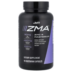 JYM Supplement Science ZMA Zinco e Magnésio 90 Cápsulas Vegetarianas