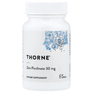 Thorne Picolinato de Zinco 30 mg 60 Cápsulas