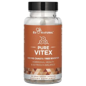 Eu Natural Pure Vitex 60 Cápsulas Vegetarianas (400 mg por Cápsula)