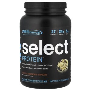 PEScience Select Protein™ Mistura para Bebida de Proteína em Pó Cupcake de Chocolate Congelado 905 g (2 lb)