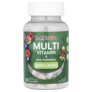 YumVs Multivitamínico e Multimineral para Crianças™ com Ferro Uva e Frutos Silvestres 120 Gomas Mastigáveis