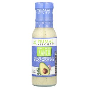 Primal Kitchen Molho e Marinada Feitos com Óleo de Abacate Rancho à Base de Plantas 236 ml (8 fl oz)