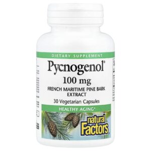 Natural Factors Pycnogenol® 100 mg 30 Cápsulas Vegetarianas
