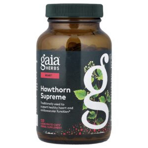 Gaia Herbs Espinheiro Supremo 120 Phyto-Caps Líquidas (500 mg por Cápsula)