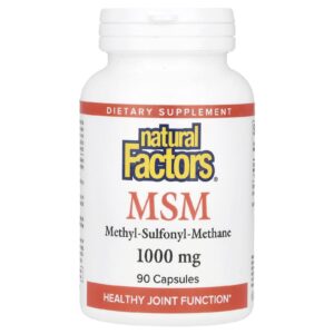 Natural Factors MSM 1.000 mg 90 Cápsulas