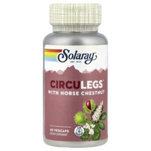 Solaray CircuLegs com Castanha-da-Índia 60 VegCaps