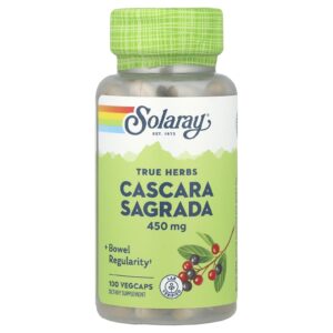 Solaray True Herbs Cáscara Sagrada 450 mg 100 VegCaps