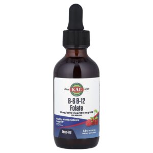 KAL B-6 e B-12 Folato Frutos Silvestres Mistos 59 ml (2 fl oz)