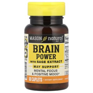 Mason Natural Poder Cerebral com Extrato de Sálvia 60 Cápsulas