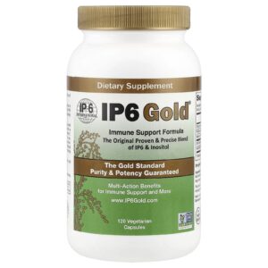 IP-6 International IP6 Gold® Fórmula de Suporte Imunológico 120 Cápsulas Vegetarianas