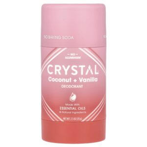 CRYSTAL Desodorante Coco + Baunilha 70 g (25 oz)