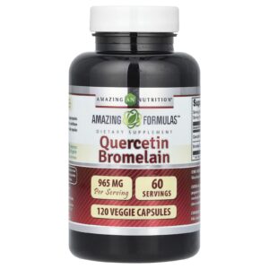Amazing Nutrition Quercetin Bromelain 120 Cápsulas Vegetais