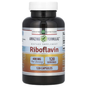 Amazing Nutrition Riboflavina 400 mg 120 Cápsulas