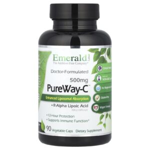 Emerald Laboratories PureWay-C + R-Alpha Lipoic 500 mg 90 Cápsulas Vegetais (250 mg por Cápsula)