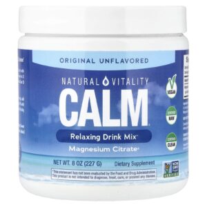Natural Vitality CALM® Mistura para Bebida Relaxante Original Sem Sabor 227 g (8 oz)