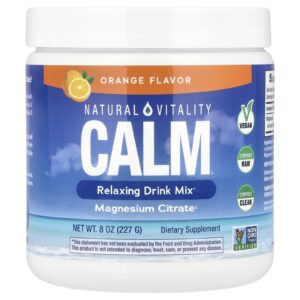 Natural Vitality CALM® Mistura para Bebida Relaxante Laranja 227 g (8 oz)
