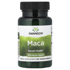 Swanson Maca-Peruana 500 mg 60 Cápsulas Veganas