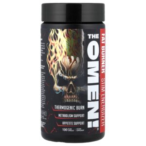 JNX Sports The Omen!® Queimador de Gordura 100 Cápsulas Veganas