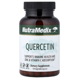 NutraMedix Quercetina 120 Cápsulas Vegetais (250 mg por Cápsula)