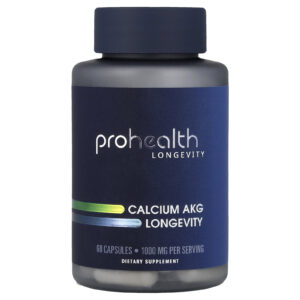 ProHealth Longevity Longevidade com AKG de Cálcio 60 Cápsulas (500 mg por Cápsula)