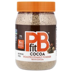 PBfit Manteiga de Amendoim Torrado em Pó com Cacau 227 g (8 oz)
