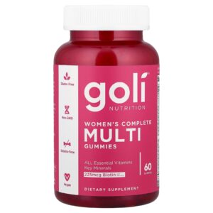 Goli Nutrition Gomas Multicompletas para Mulheres 60 Gomas