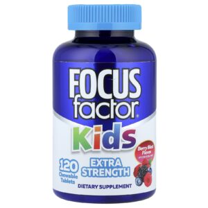 Focus Factor Kids Berry Blast 120 Comprimidos Mastigáveis