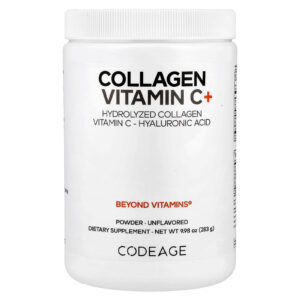Codeage Colágeno e Vitamina C + em Pó Sem Sabor 283 g (998 oz)