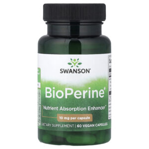Swanson BioPerine® 10 mg 60 Cápsulas Veganas