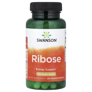 Swanson Ribose 750 mg 60 Cápsulas Vegetais