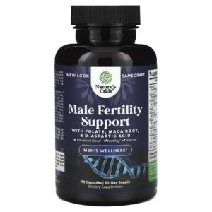 Natures Craft Suporte Masculino Reforço da Fertilidade 90 Cápsulas