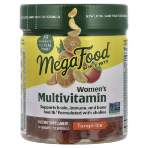 MegaFood Gomas Multivitamínicas para Mulheres Tangerina 60 Gomas