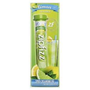 Zipfizz Mistura para Bebida Energética Limão 20 Tubos 11 g (039 oz) Cada